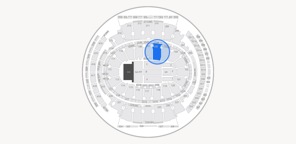 Madison Square Garden Seating Chart