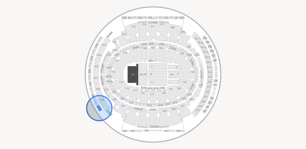 Madison Square Garden Seating Chart