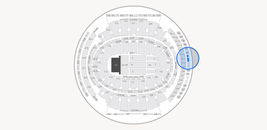 Madison Square Garden Seating Chart