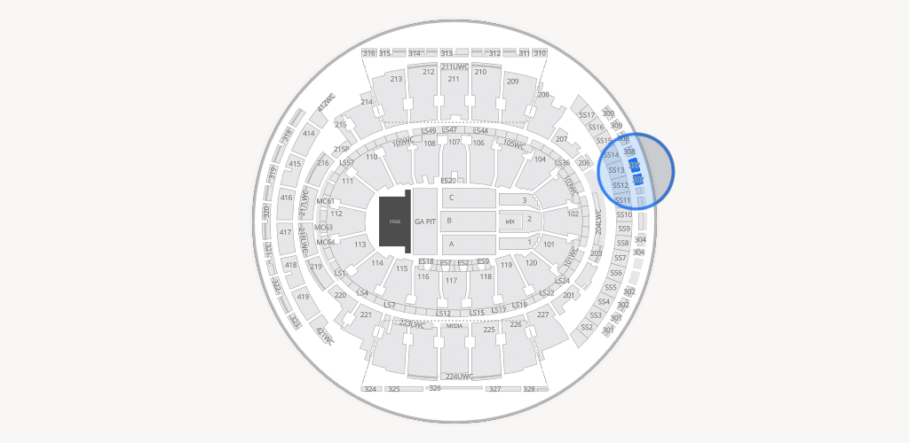 Madison Square Garden Seating Chart