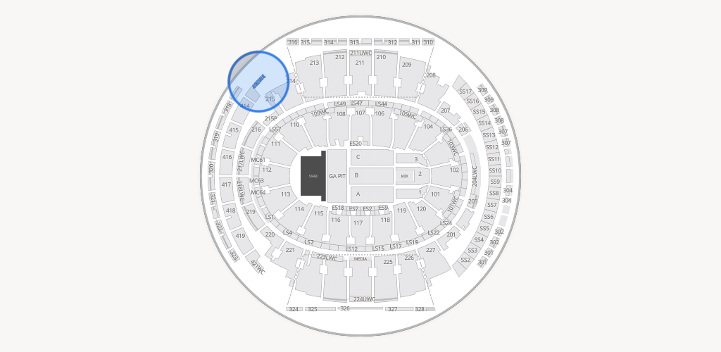 Madison Square Garden Seating Chart