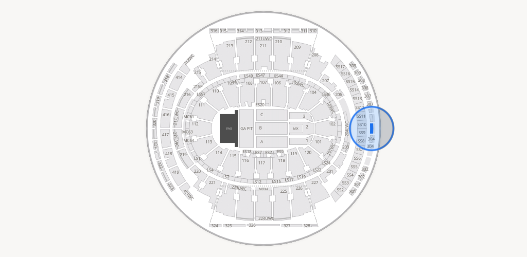 Madison Square Garden Seating Chart