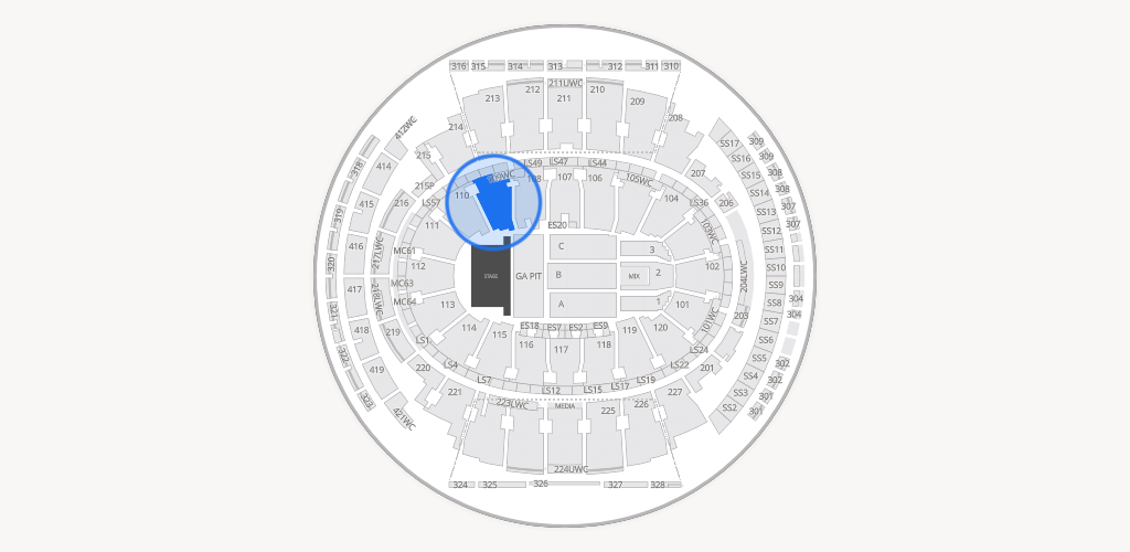 Madison Square Garden Seating Chart