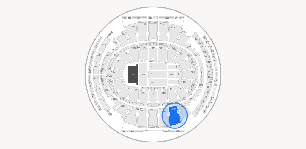 Madison Square Garden Seating Chart