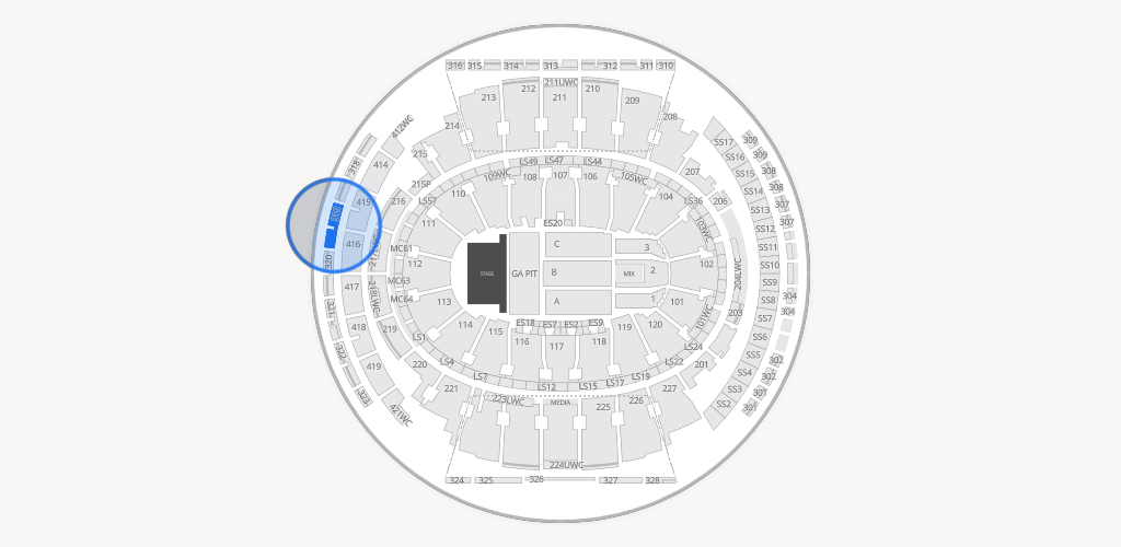 Madison Square Garden Seating Chart