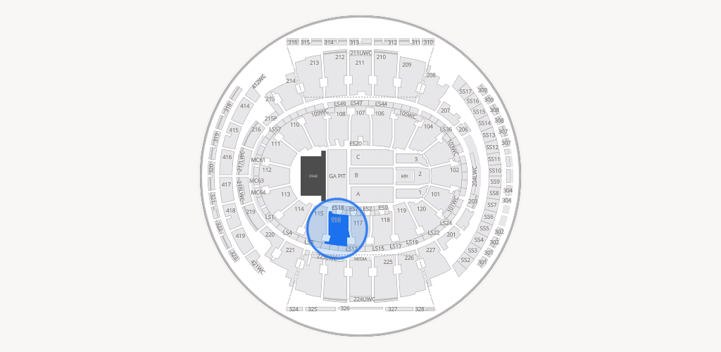 Madison Square Garden Seating Chart