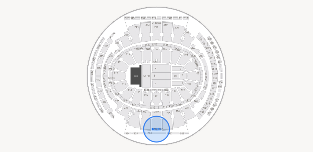 Madison Square Garden Seating Chart