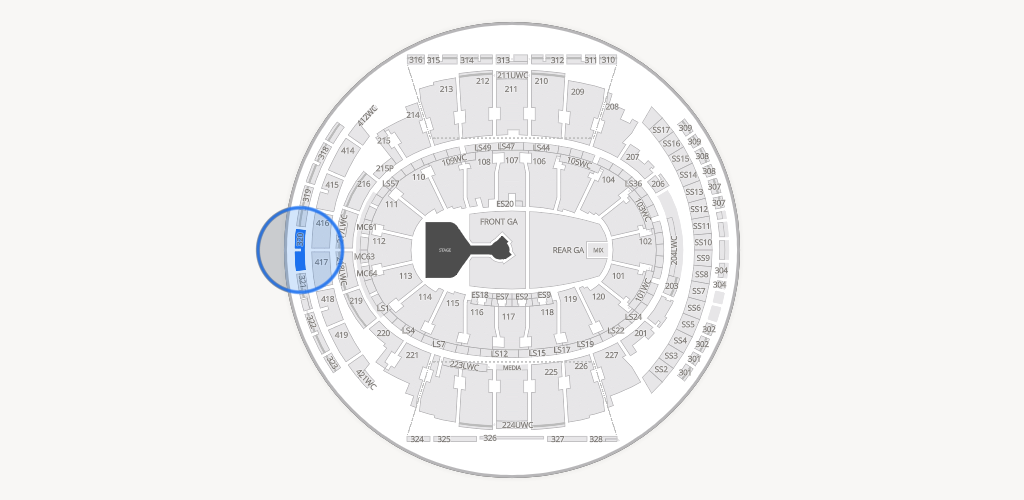 Madison Square Garden Seating Chart