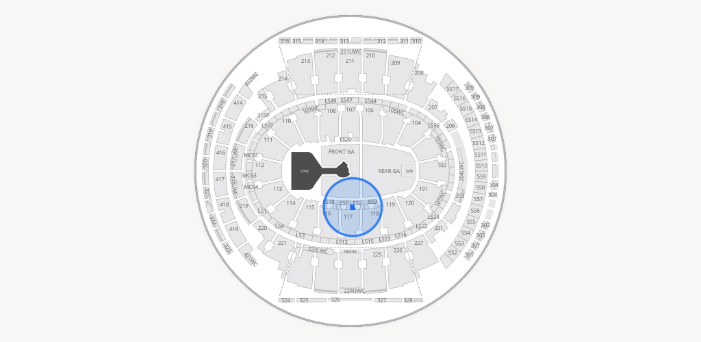 Madison Square Garden Seating Chart
