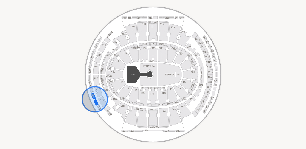 Madison Square Garden Seating Chart