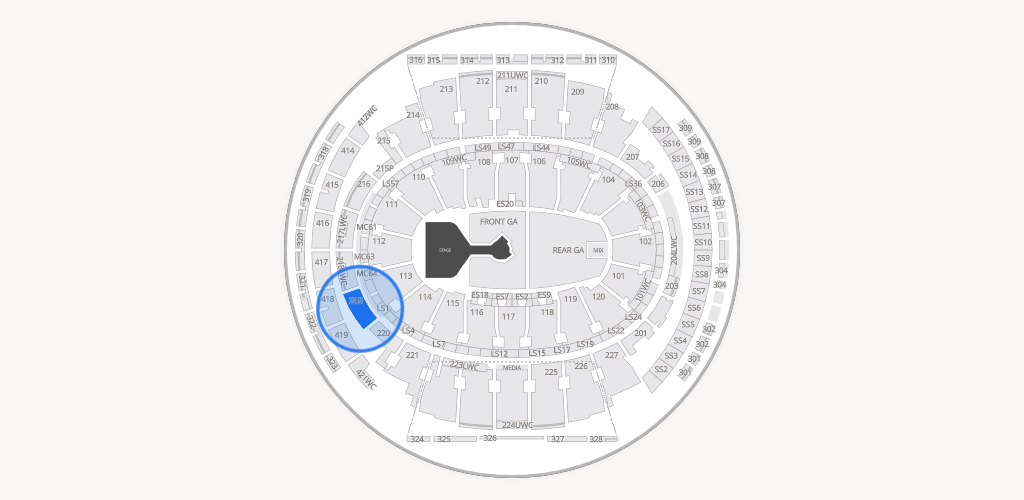 Madison Square Garden Seating Chart