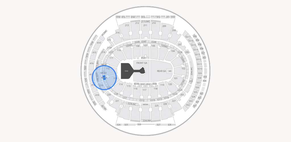 Madison Square Garden Seating Chart