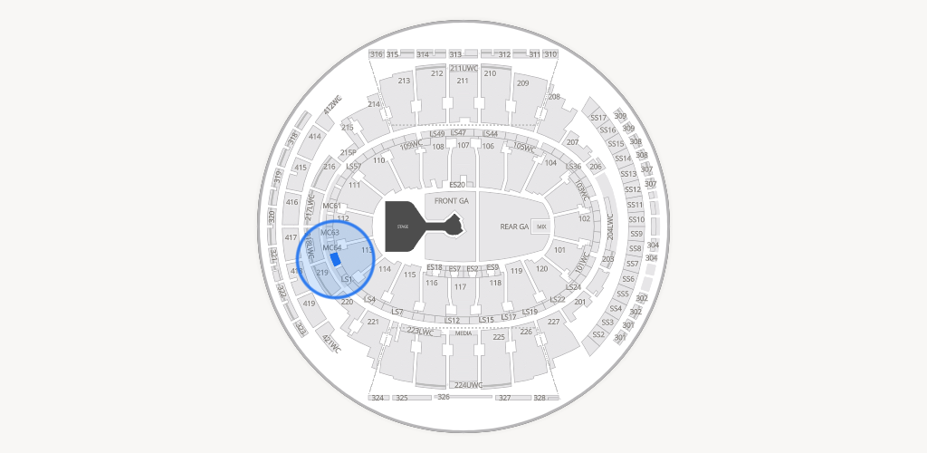 Madison Square Garden Seating Chart