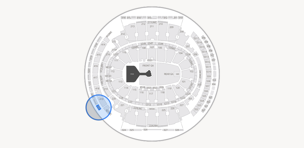 Madison Square Garden Seating Chart