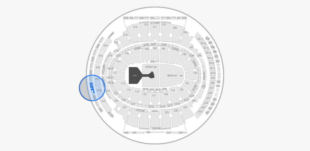 Madison Square Garden Seating Chart