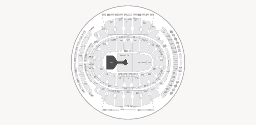 Madison Square Garden Seating Chart