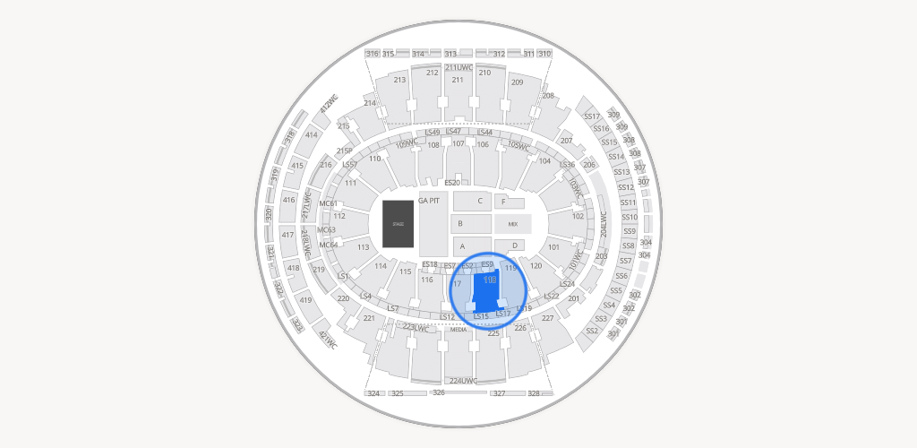 Madison Square Garden Seating Chart
