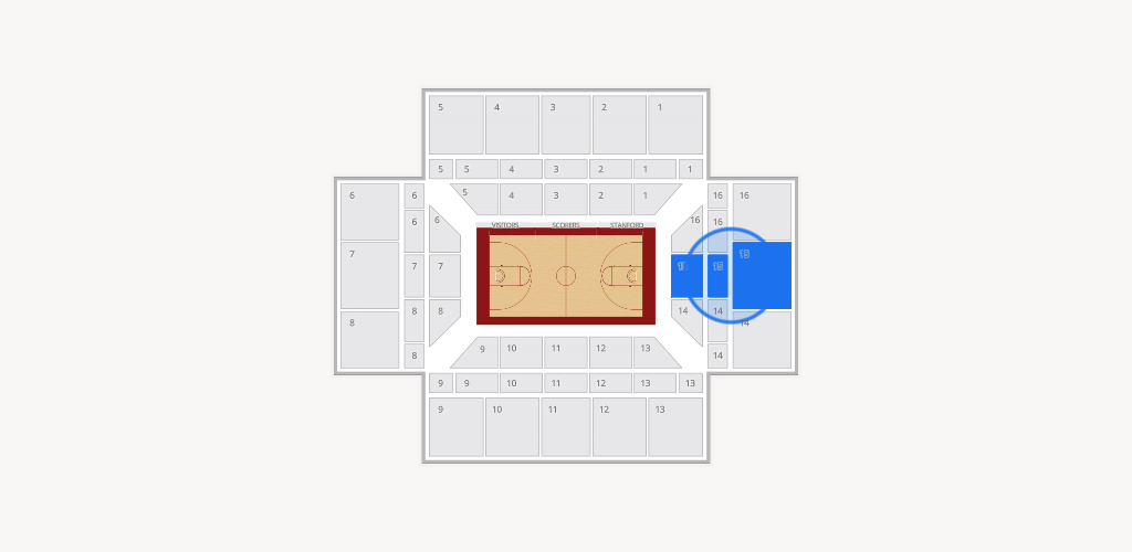 Maples Pavilion Seating Chart