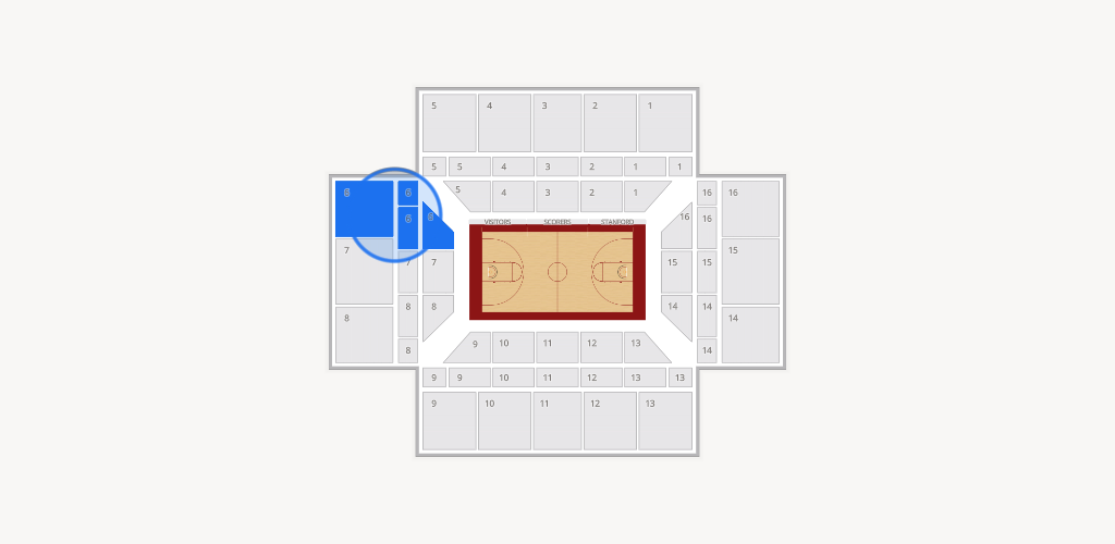 Maples Pavilion Seating Chart