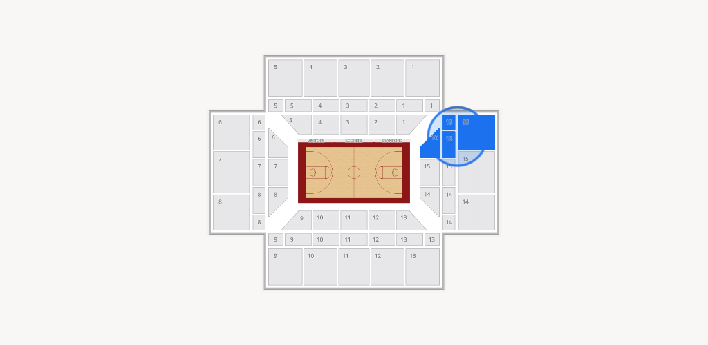 Maples Pavilion Seating Chart