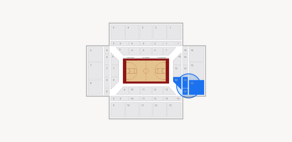 Maples Pavilion Seating Chart