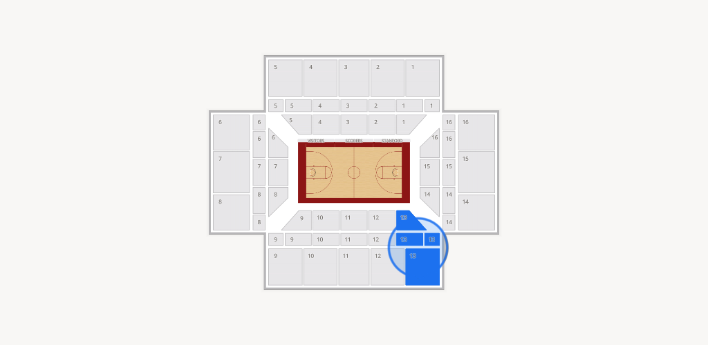 Maples Pavilion Seating Chart