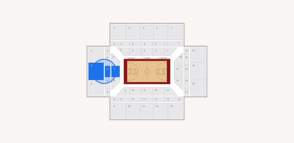 Maples Pavilion Seating Chart