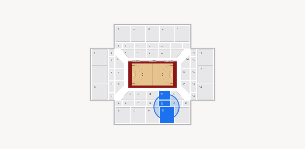 Maples Pavilion Seating Chart