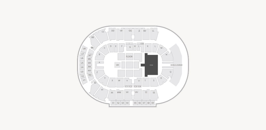 Marchant Crane Centrium at Westerner Park Seating Chart