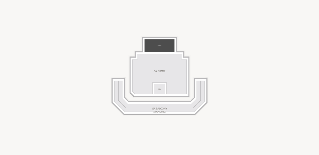 Marquee Theatre - Tempe, AZ Seating Chart