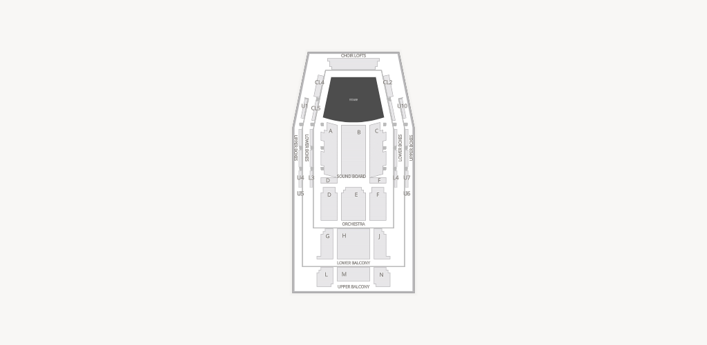 Martin Marietta Center for the Performing Arts - Meymandi Concert Hall Seating Chart