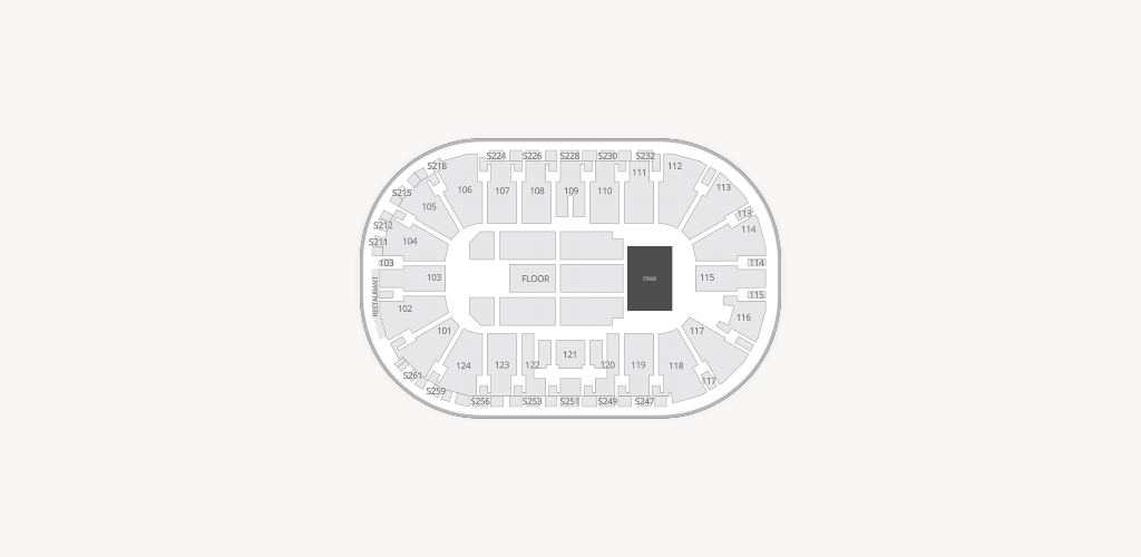 Mary Brown's Centre Seating Chart