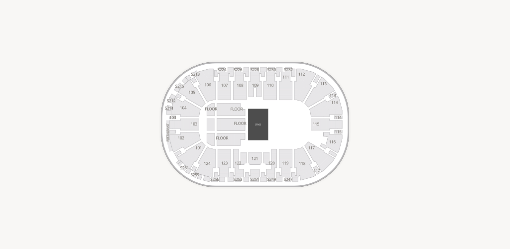 Mary Brown's Centre Seating Chart
