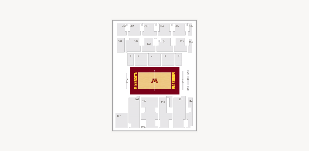 Maturi Pavilion - MN Seating Chart