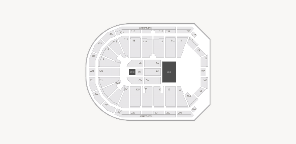 Maverik Center Seating Chart