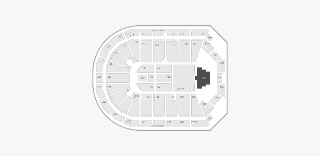 Maverik Center Seating Chart
