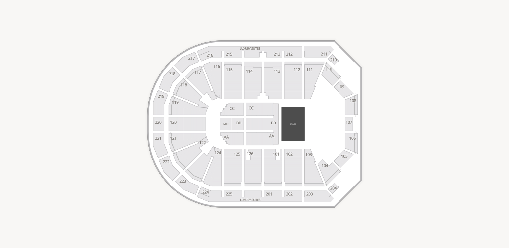 Maverik Center Seating Chart
