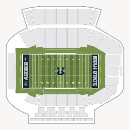 Maverik Stadium seating chart