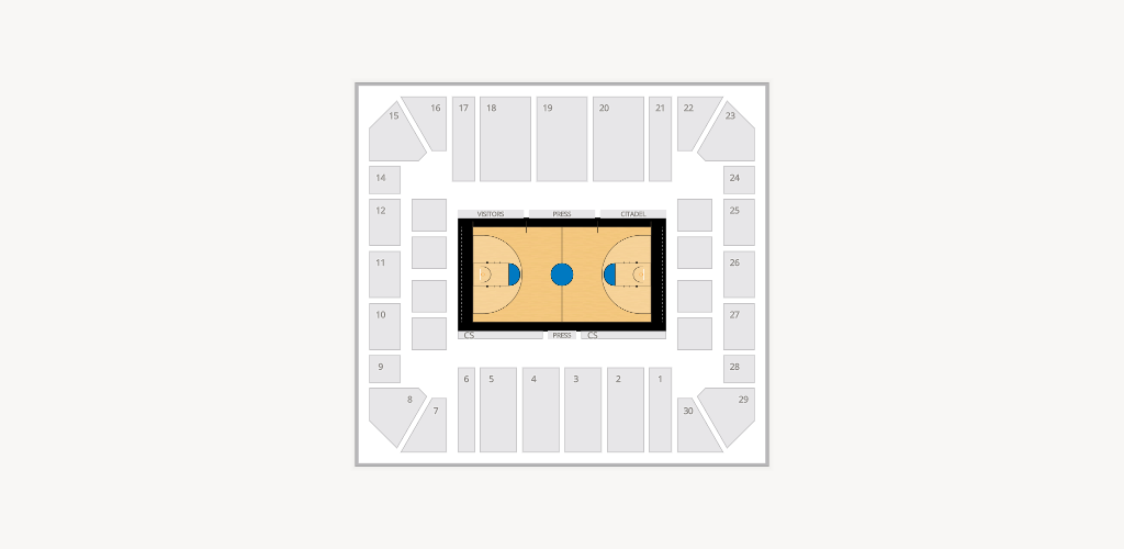 McAlister Field House Seating Chart