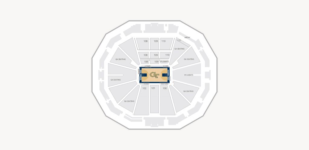 McCamish Pavilion Seating Chart
