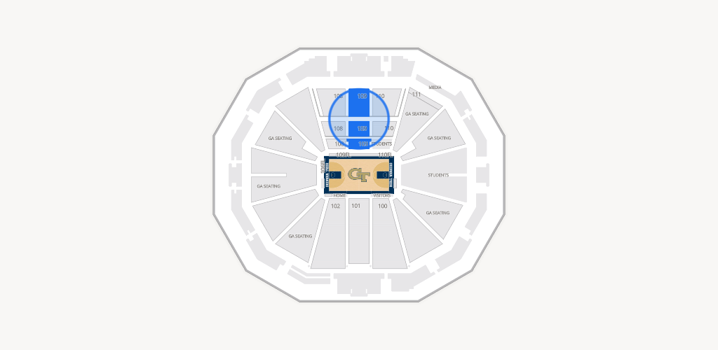 McCamish Pavilion Seating Chart