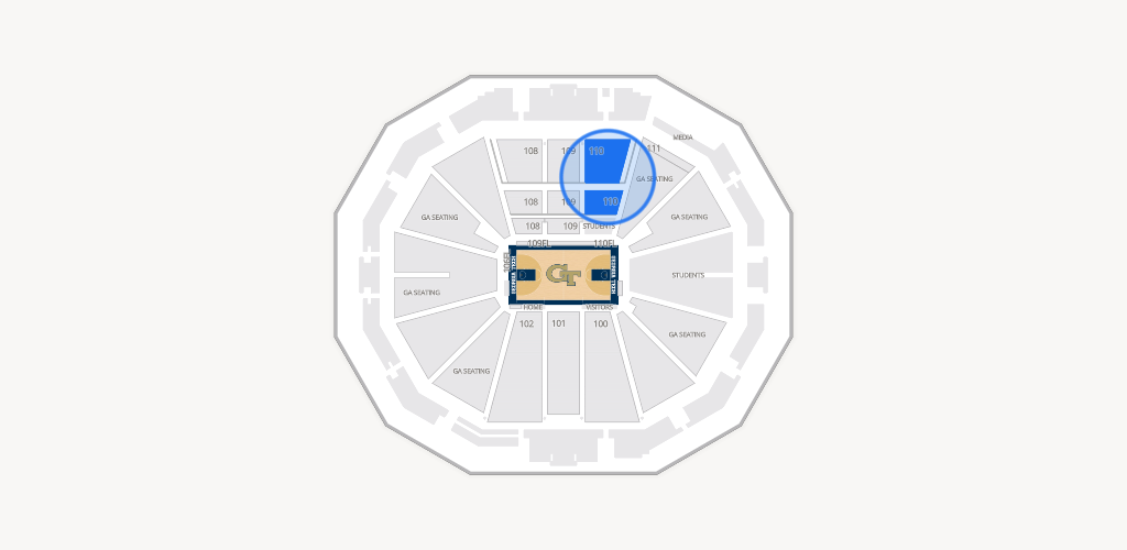 McCamish Pavilion Seating Chart