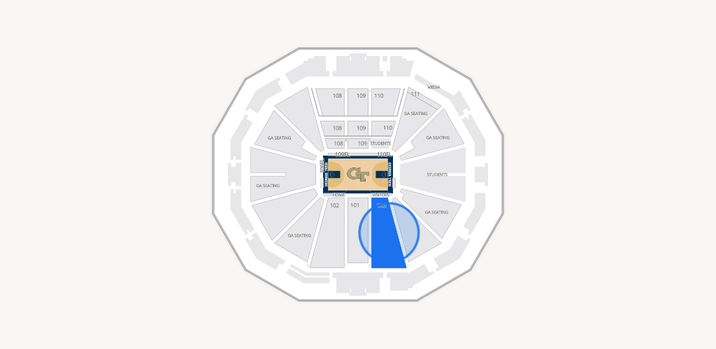 McCamish Pavilion Seating Chart