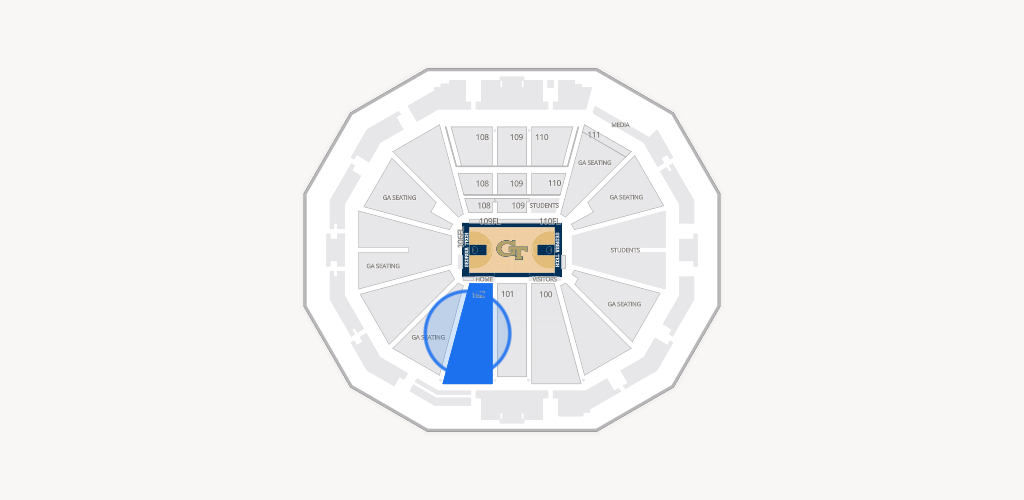 McCamish Pavilion Seating Chart