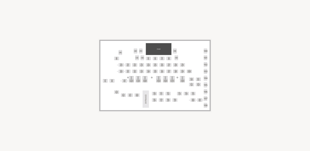McCurdy's Comedy Theatre Seating Chart
