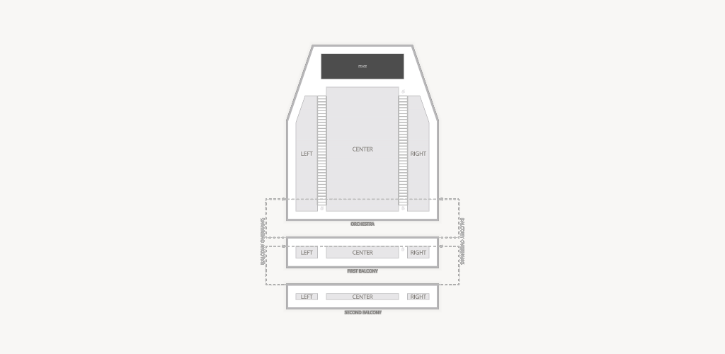 McGuire Proscenium Stage at Guthrie Theater Seating Chart
