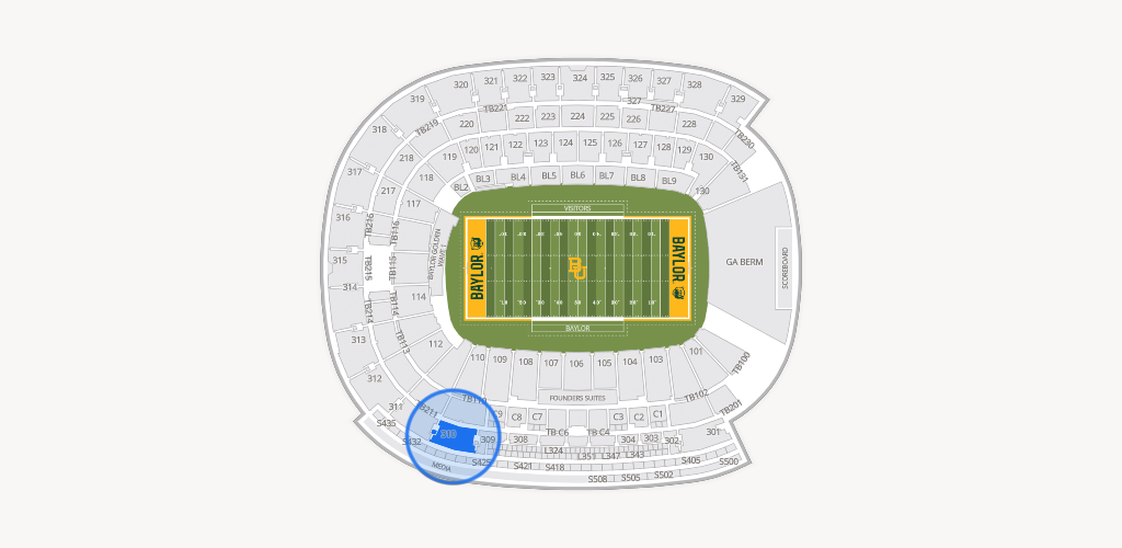 McLane Stadium Seating Chart