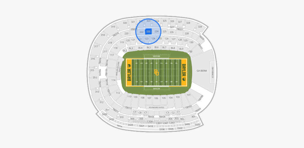 McLane Stadium Seating Chart