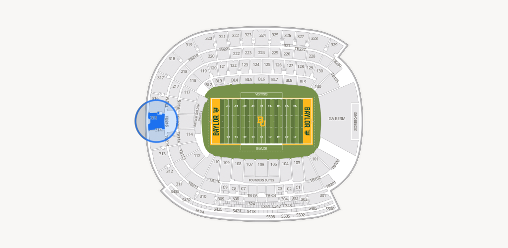 McLane Stadium Seating Chart