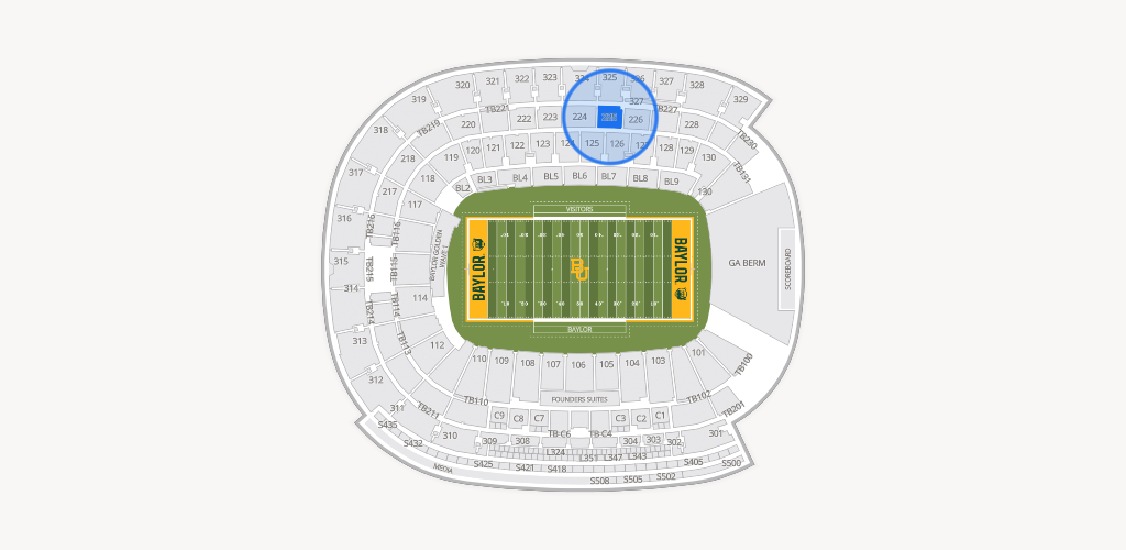 McLane Stadium Seating Chart